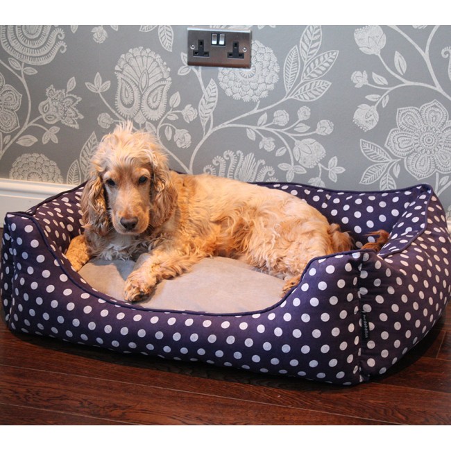 PET REBELLION Pelíšek pro psa Dog Bed, modrý 70x55x25cm