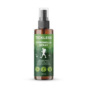Sprej proti komárům a klíšťatům pro lidi Tickless® Outdoor, citronella