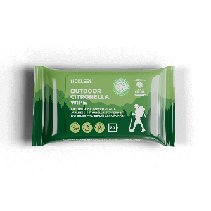 Utěrky proti komárům a klíšťatům pro lidi Tickless® Outdoor, citronella