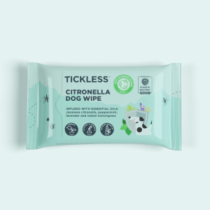 Utěrky proti komárům a klíšťatům pro psy Tickless®, citronella