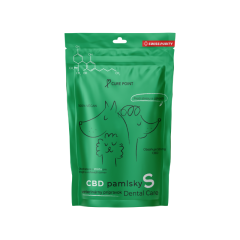 Doplněk výživy pro psy, CBD Pamlsky Dental Care S, 100 g