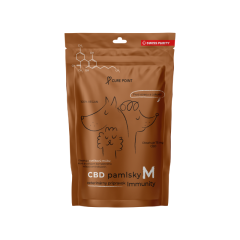 Doplněk výživy pro psy, CBD Pamlsky Immunity M, 100g