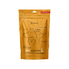 Doplněk výživy pro psy, CBD Pamlsky Recovery L, 100 g