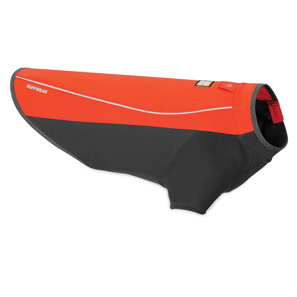 Ruffwear nepromokavá softšelová bunda pro psy, Cloud Chaser, červená, velikost XL