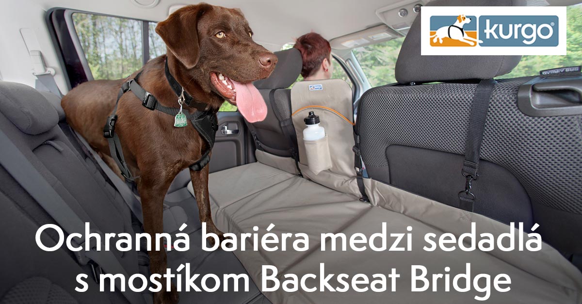 Ochranná bariéra medzi sedadlá s mostíkom Kurgo Backseat Bridge