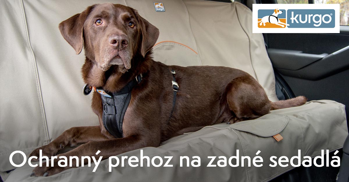 Ochranný prehoz na zadné sedadlá Kurgo Wander Bench Seat Cover