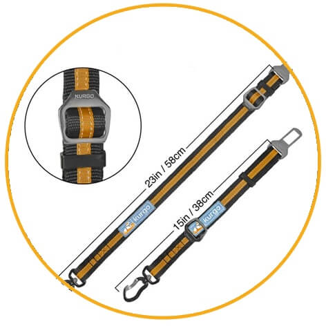 Direct to Seat Belt Swivel Tether - Adjustable