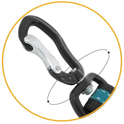 Direct to Seat Belt Swivel Tether - Swivel Tether