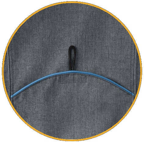 Kurgo Heather Bench Seat Cover - pockets