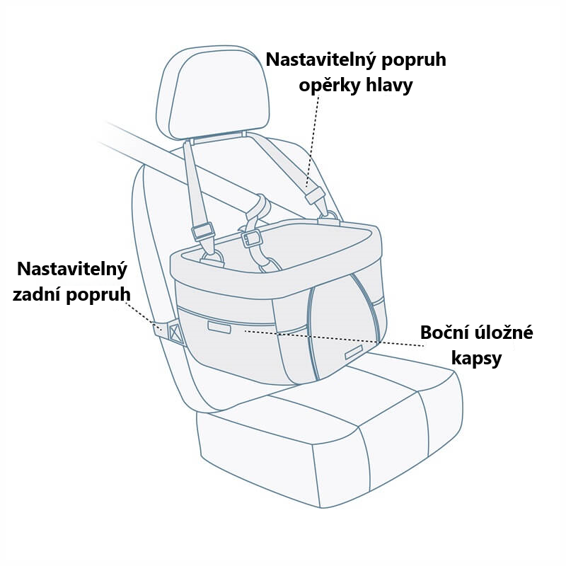 Heather Booster Seat